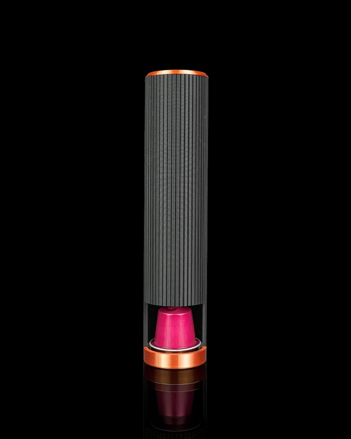 Torre Dispenser para Cápsulas de Café - Design Canelado Premium (Fina)